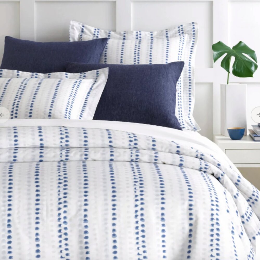 Annie Selke Ink Dots Duvet Cover King